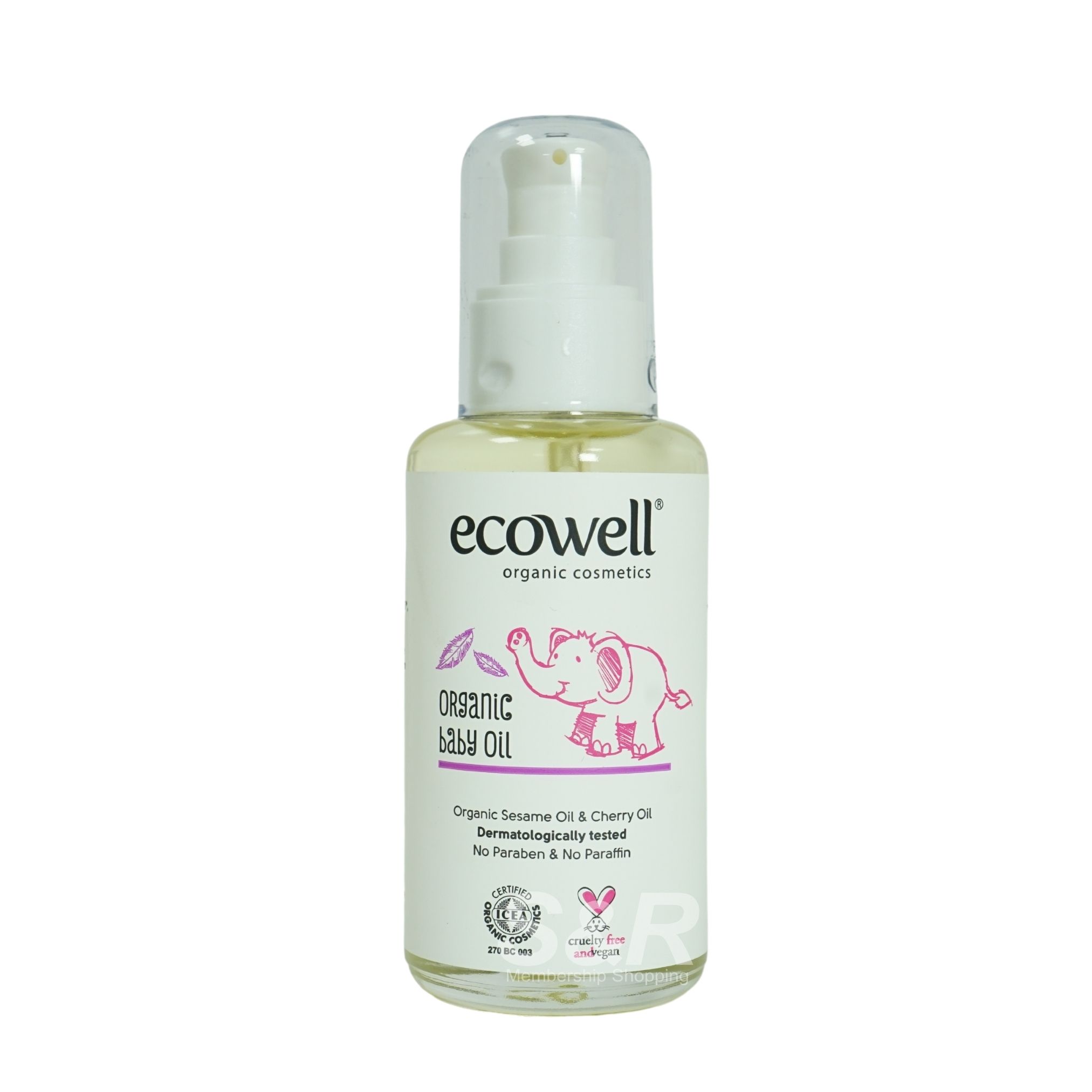 Ecowell Organic Baby Oil 100mL Ecowell Organic Baby Oil 100mL